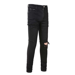 Essential Ripped Denim Jean - Black