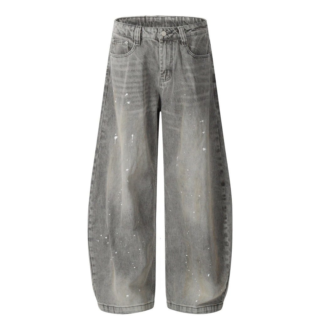 Oversized Baggy Wide Leg Denim Jean - Grey