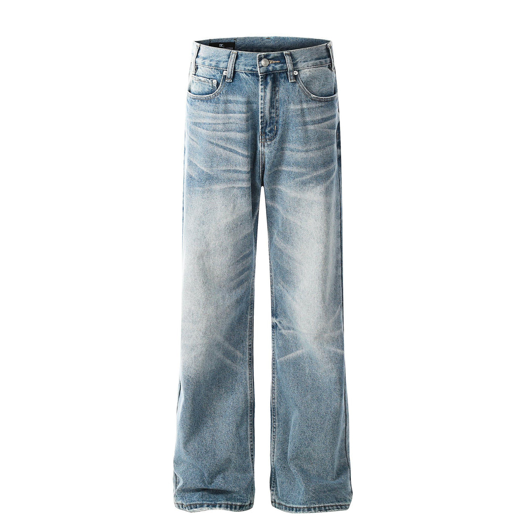 Straight Baggy Denim Jean - Ice Blue