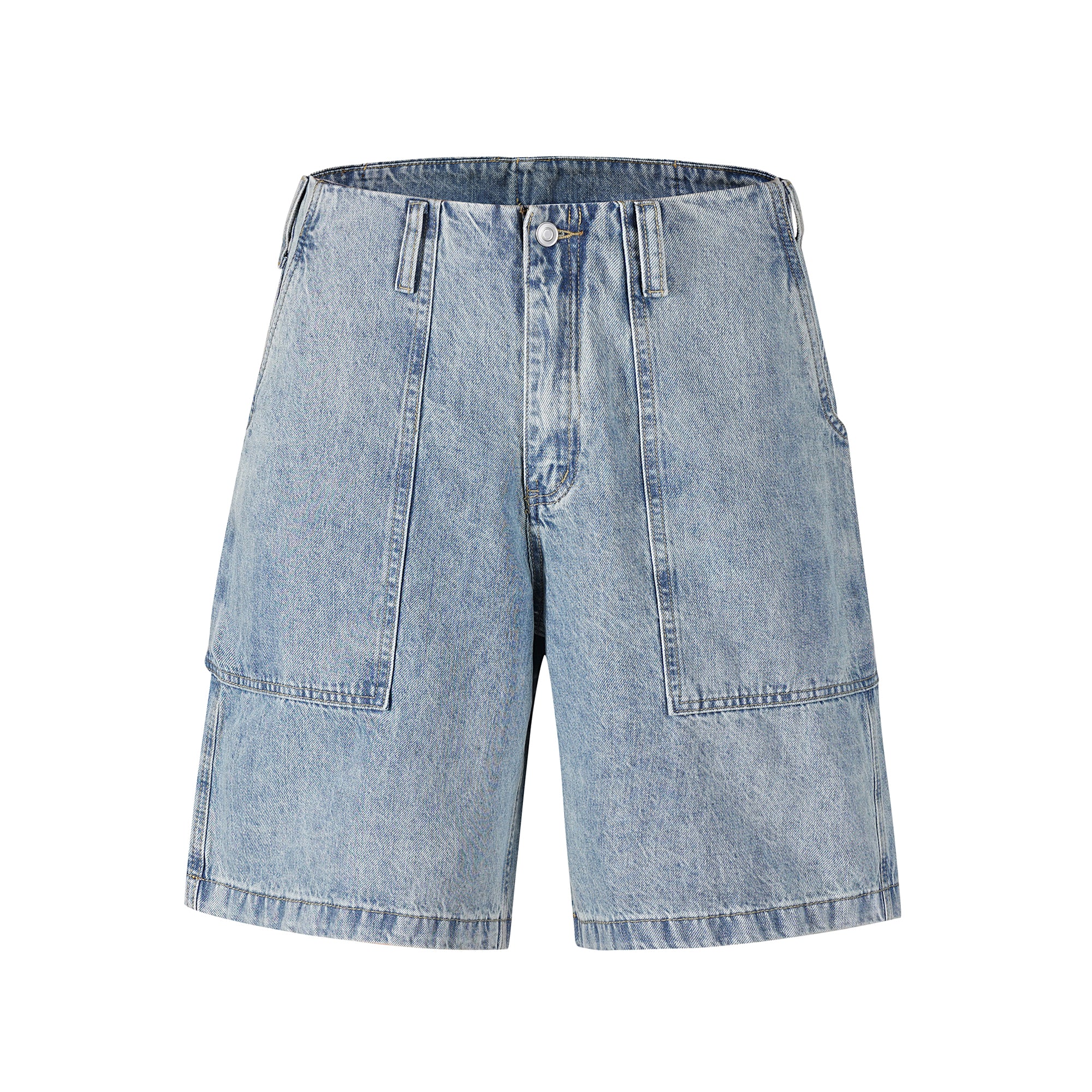 Vintage Carpenter Denim Shorts - Blue Wash