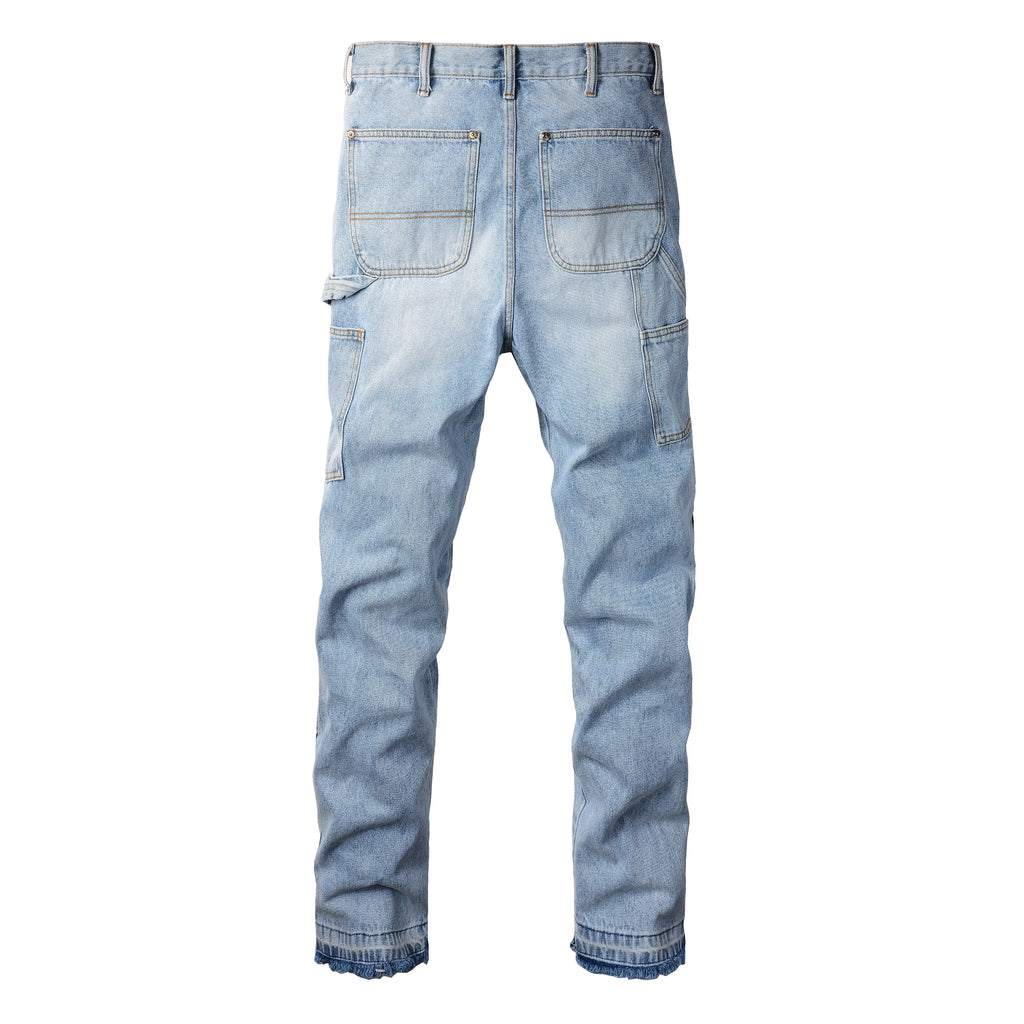 Cargo Carpenter Denim Jean - Blue