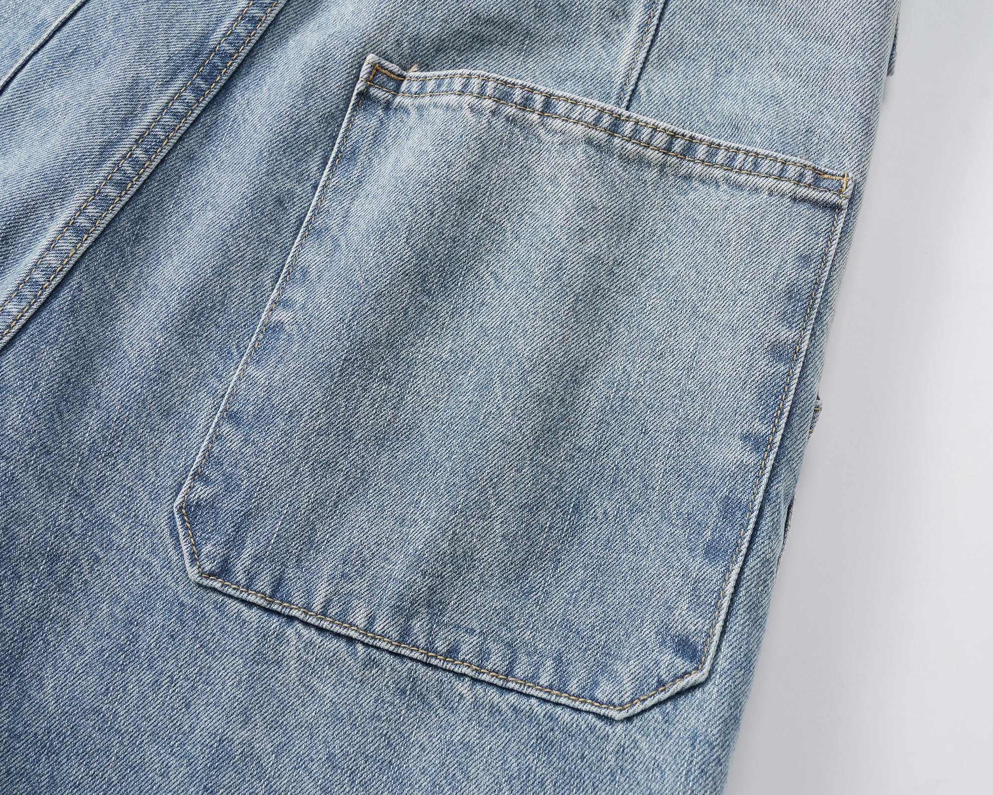 Vintage Carpenter Denim Shorts - Blue Wash