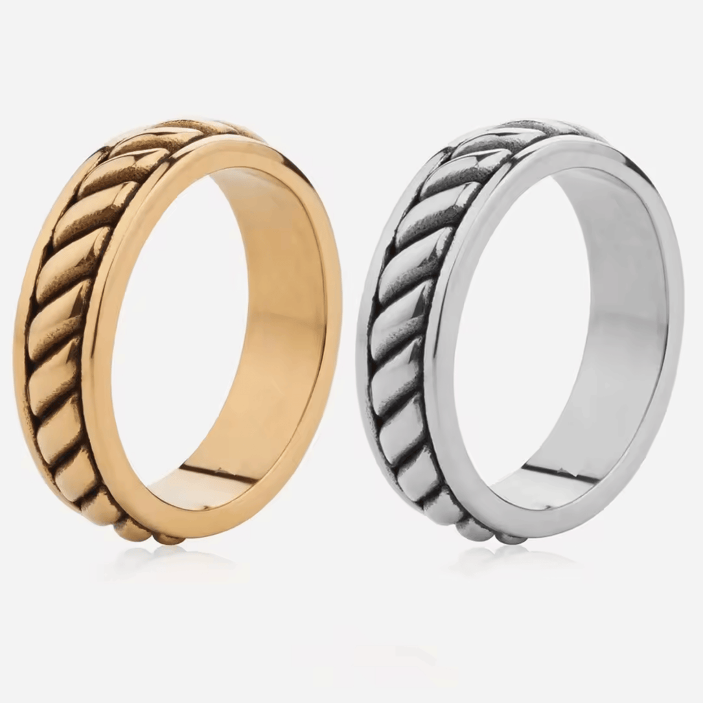Heritage Rope Gold Ring