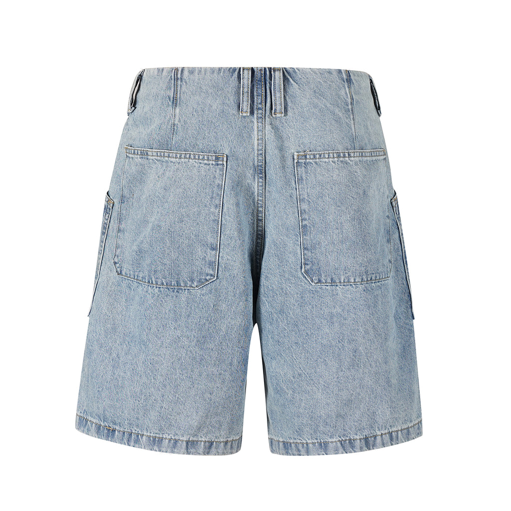 Vintage Carpenter Denim Shorts - Blue Wash
