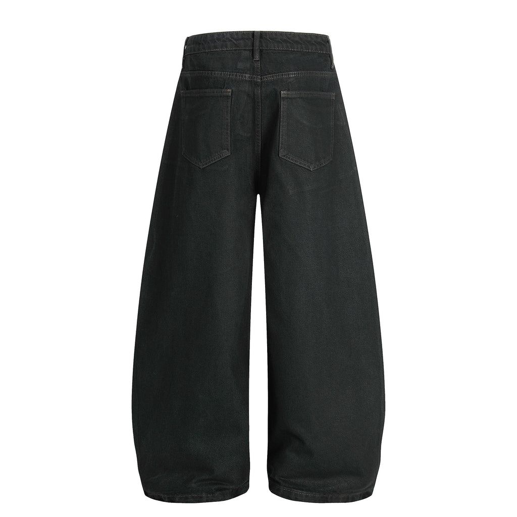 Oversized Baggy Wide Leg Denim Jean - Black