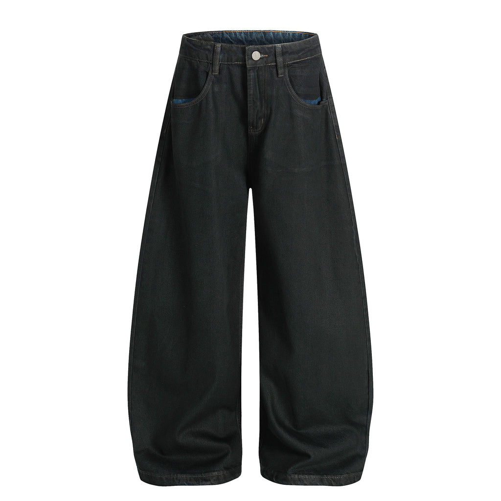 Oversized Baggy Wide Leg Denim Jean - Black