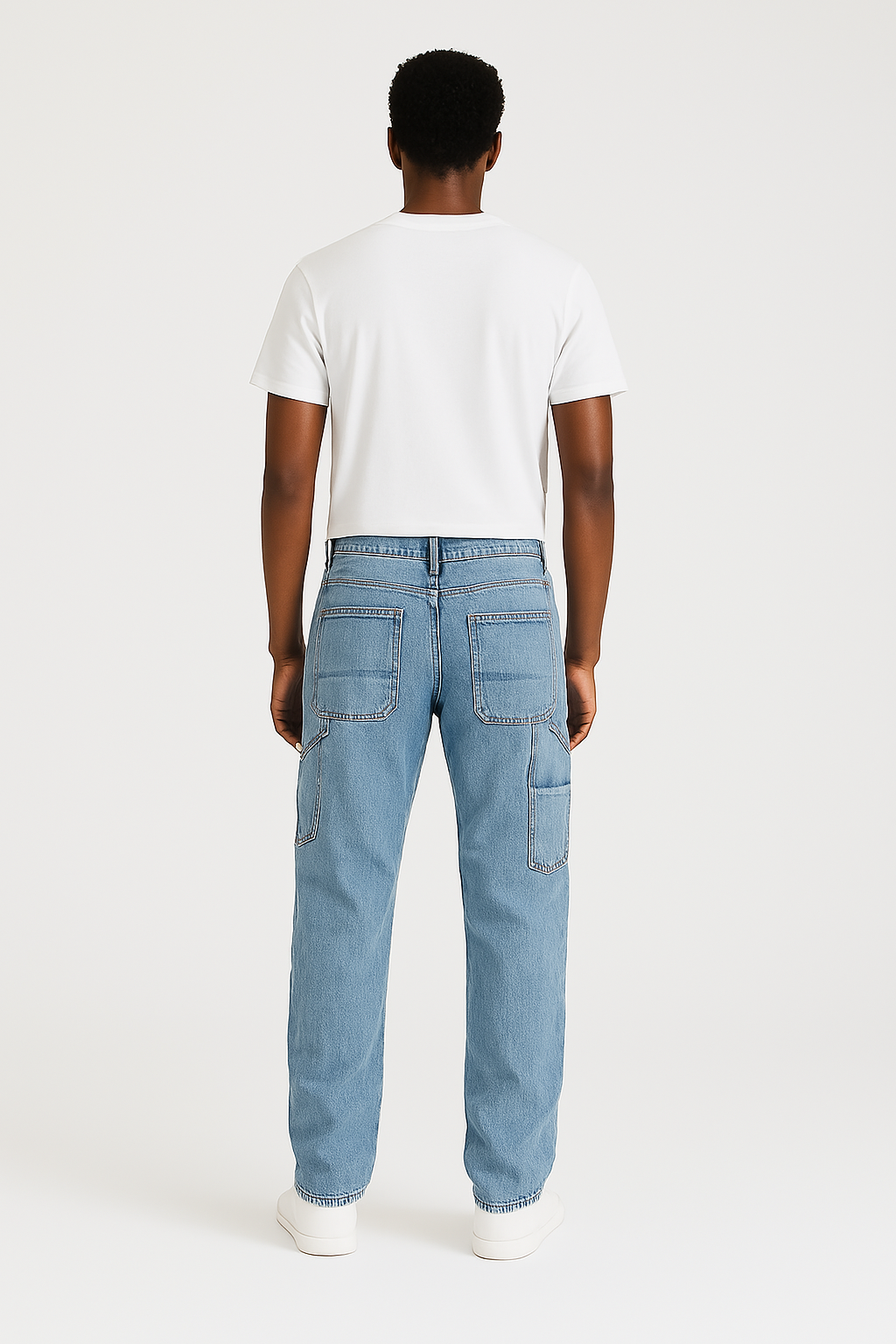 Cargo Carpenter Denim Jean - Blue