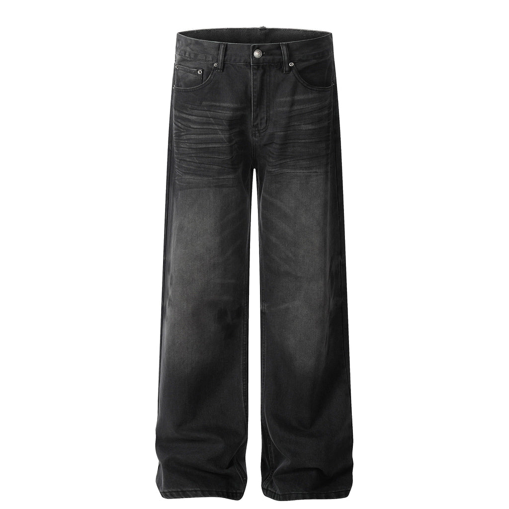 Straight Baggy Denim Jean - Black
