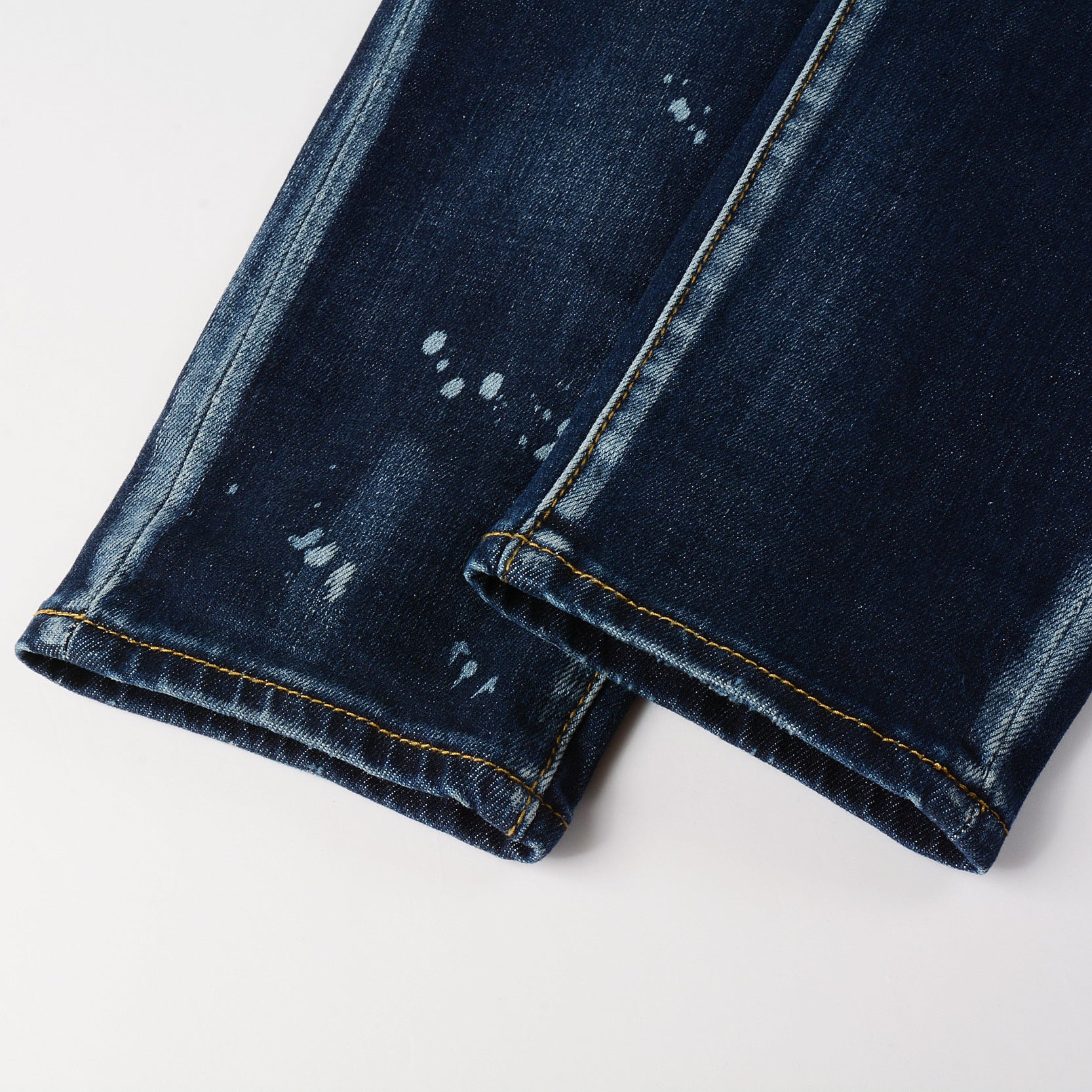 Ripped & Repaired Jean - Dark Blue Fade