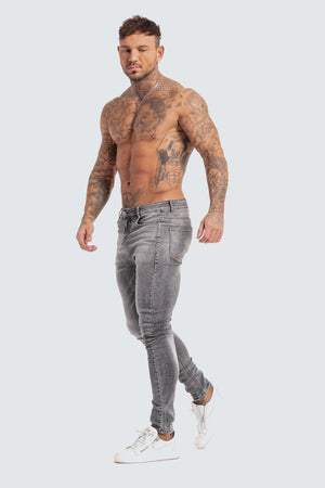 Skinny 'Essential' Jeans - Pewter Grey - SVPPLY. STUDIOS 