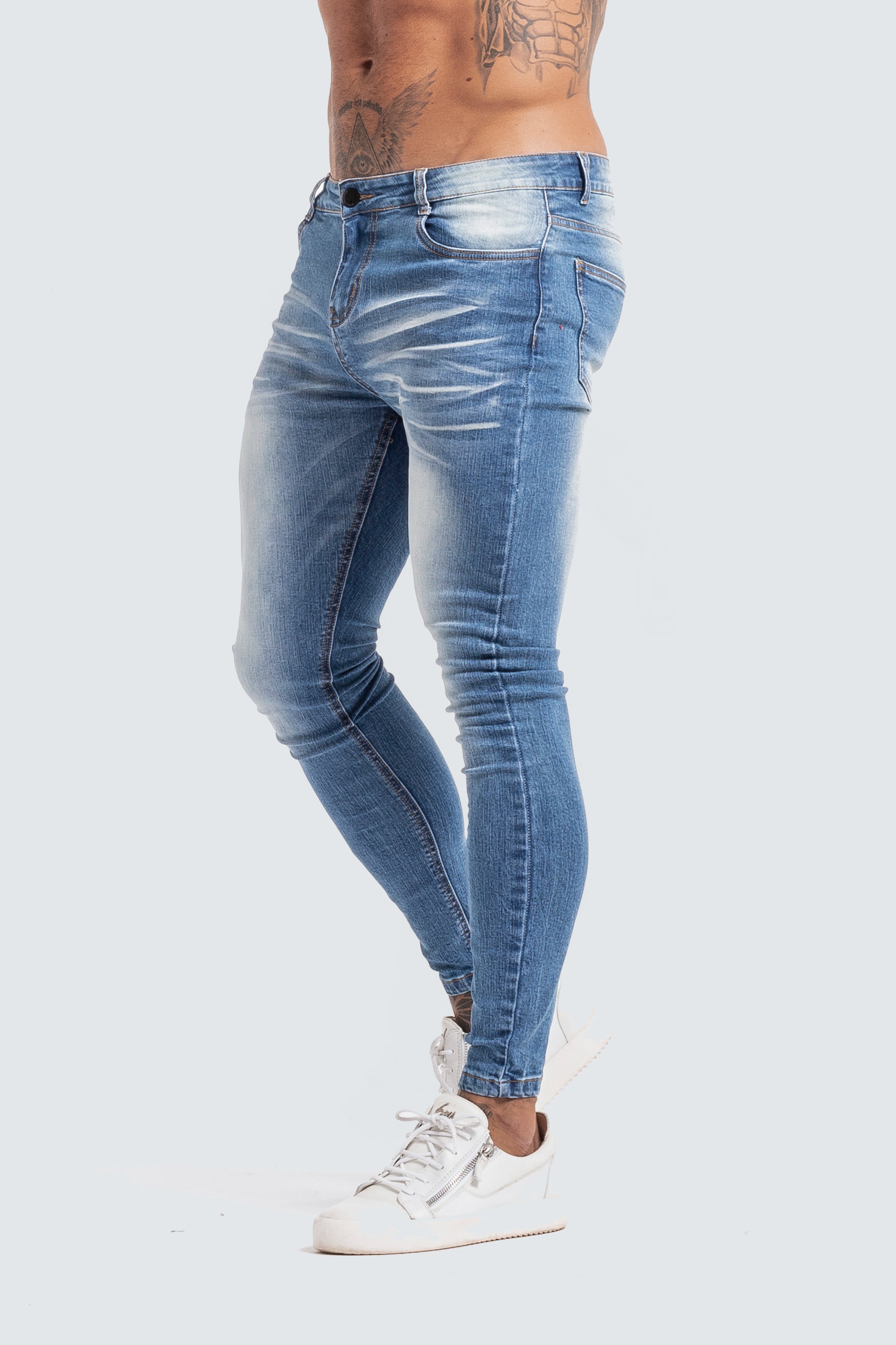 Skinny 'Essential' Jeans - Sky Blue - SVPPLY. STUDIOS 